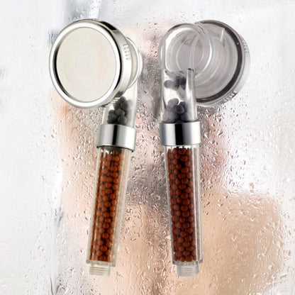 Starixa® %50 Su Tasarruflu ve Arıtmalı Doğal Taşlı Banyo El Duş Başlığı