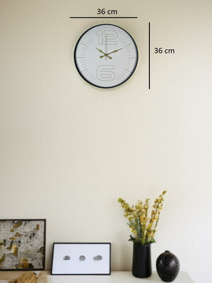 36 Cm Sade Dekoratif Duvar Saati