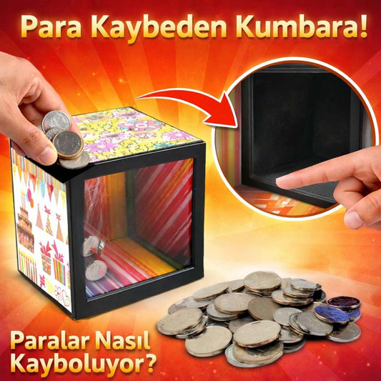 Mey İthalat® Para Kaybeden Sihirli Kumbara - Şaşırtan Tasarım Kutu