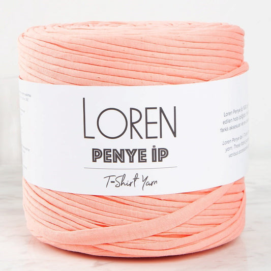 Loren Peny Yarn Hand Knitting Yarn Salmon - 54 - 33480