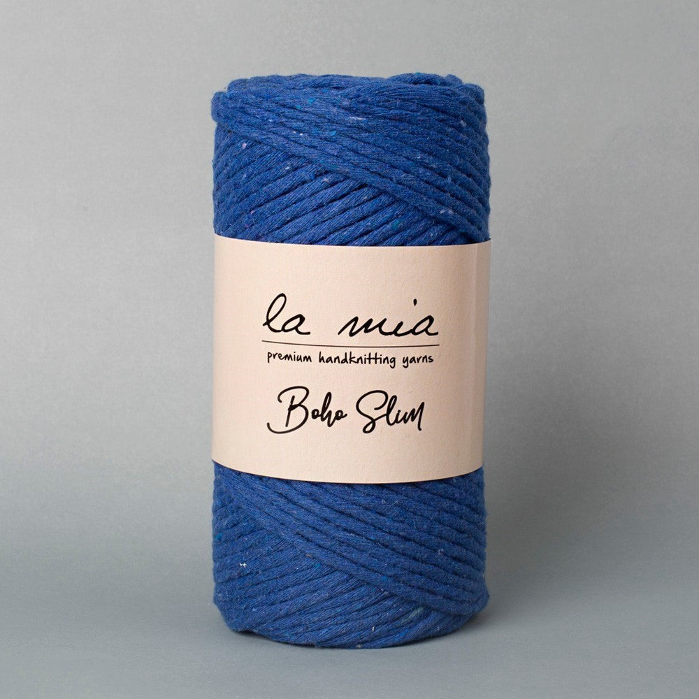 La Mia Boho Slim Potted Blue Hand Knitting Yarn - L020 - 34253