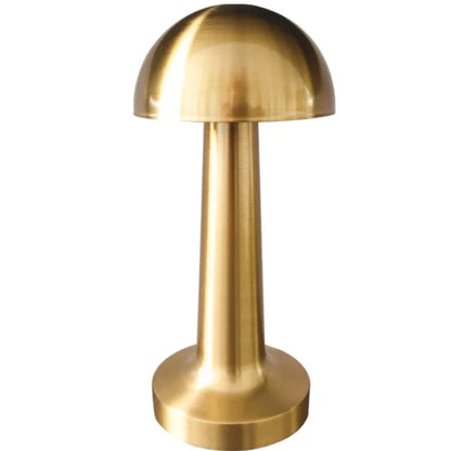 GOLD Mantar Lamba CT-8429 Lizbon 3 Renk Şarjlı Masa Lambası (5347)