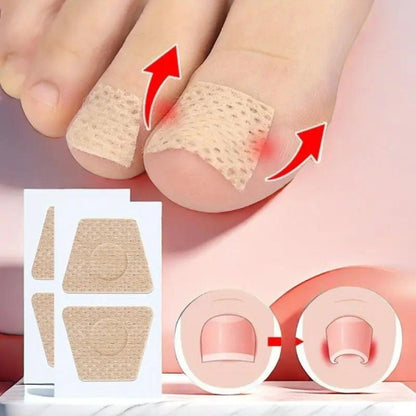 لاصقة إصلاح أظافر القدم سهلة التطبيق
