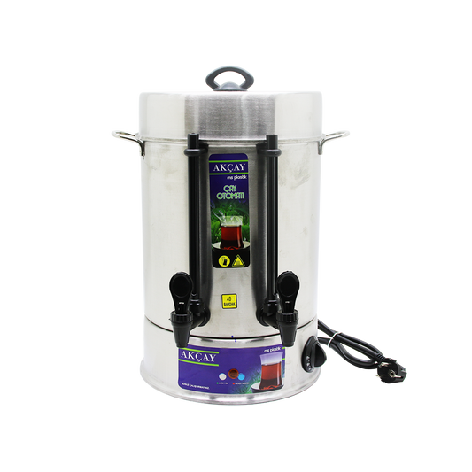 ÇAY OTOMATI 40 BARDAK SEMAVER ELEKTRİKLİ ÇAY MAKİNESİ ( MARKA DEĞİŞKENLİK GÖSTEREBİLİR )  (5347)