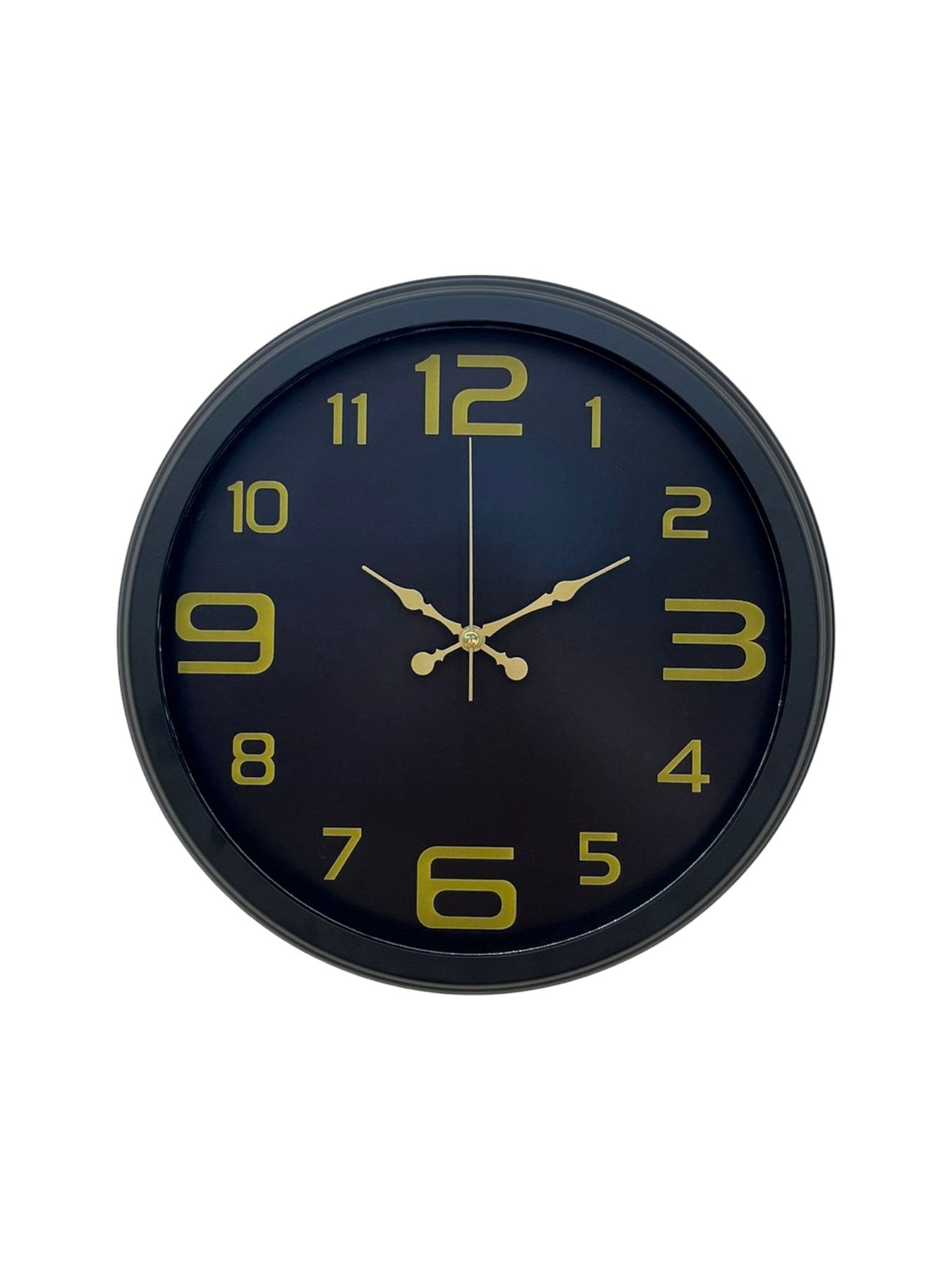Prime Black 40 cm Metal Modern Tasarım Duvar Saati