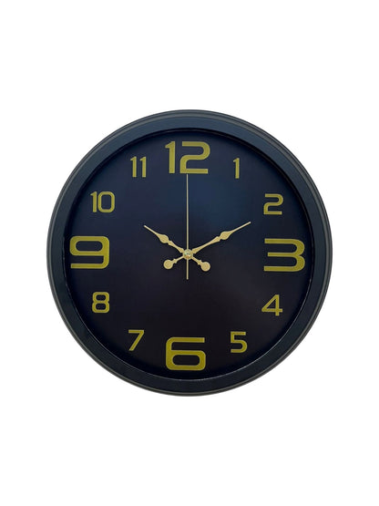 Prime Black 40 cm Metal Modern Tasarım Duvar Saati