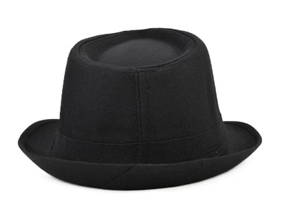 Child Size Black Fabric Fedora Show Hat Michael Jackson Hat Size 54