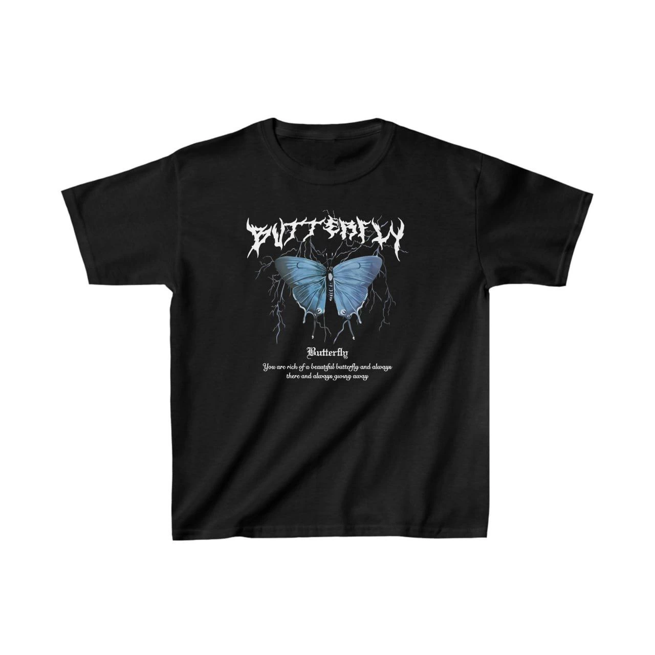Girls' Printed T-Shirt - Black