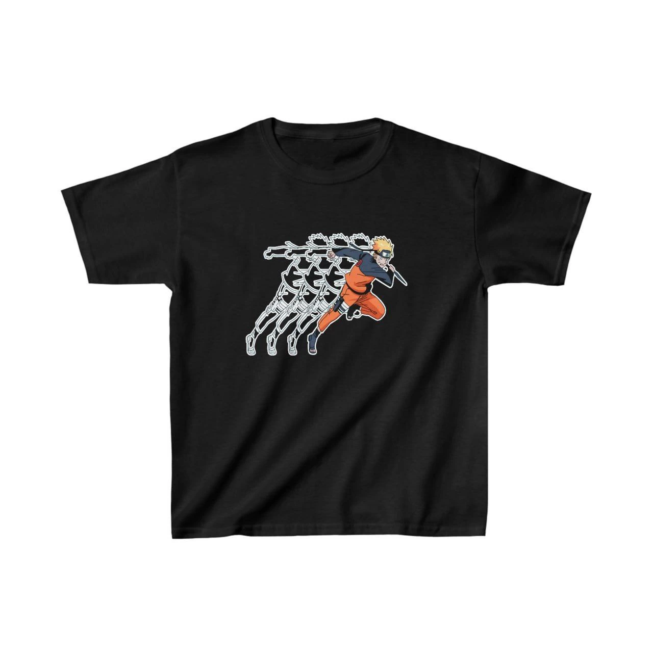 Kids' Unisex Printed T-Shirt - Black