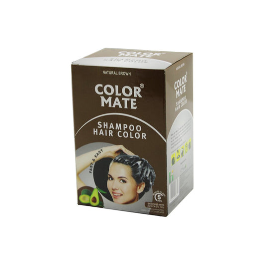 COLOR MATE 10PCS KAHVERENGİ SAÇ BOYAMA ŞAMPUANI (5347)
