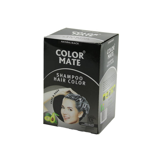 COLOR MATE 10PCS SİYAH SAÇ BOYAMA ŞAMPUANI (5347)