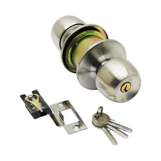 CYLINDRICAL HOTEL LOCK 60MM (5347)