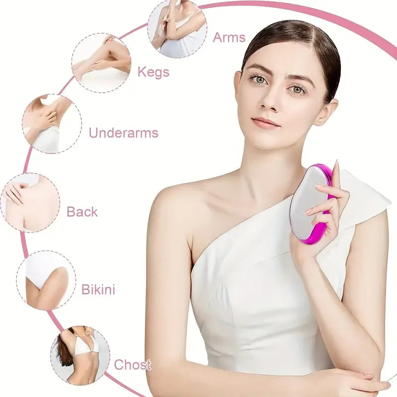 جهاز إزالة الشعر الكريستالي، ممحاة الشعر الكريستالية، مزيل شعر كريستال (5347)