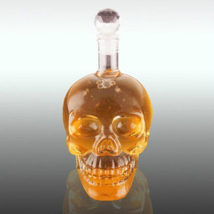 Crystal Head Skull Glass Bottle 350 ml
