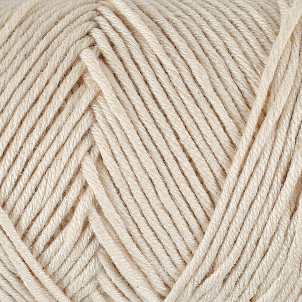 La Mia Baby Cotton Cream Hand Knitting Yarn - L002 - 33636