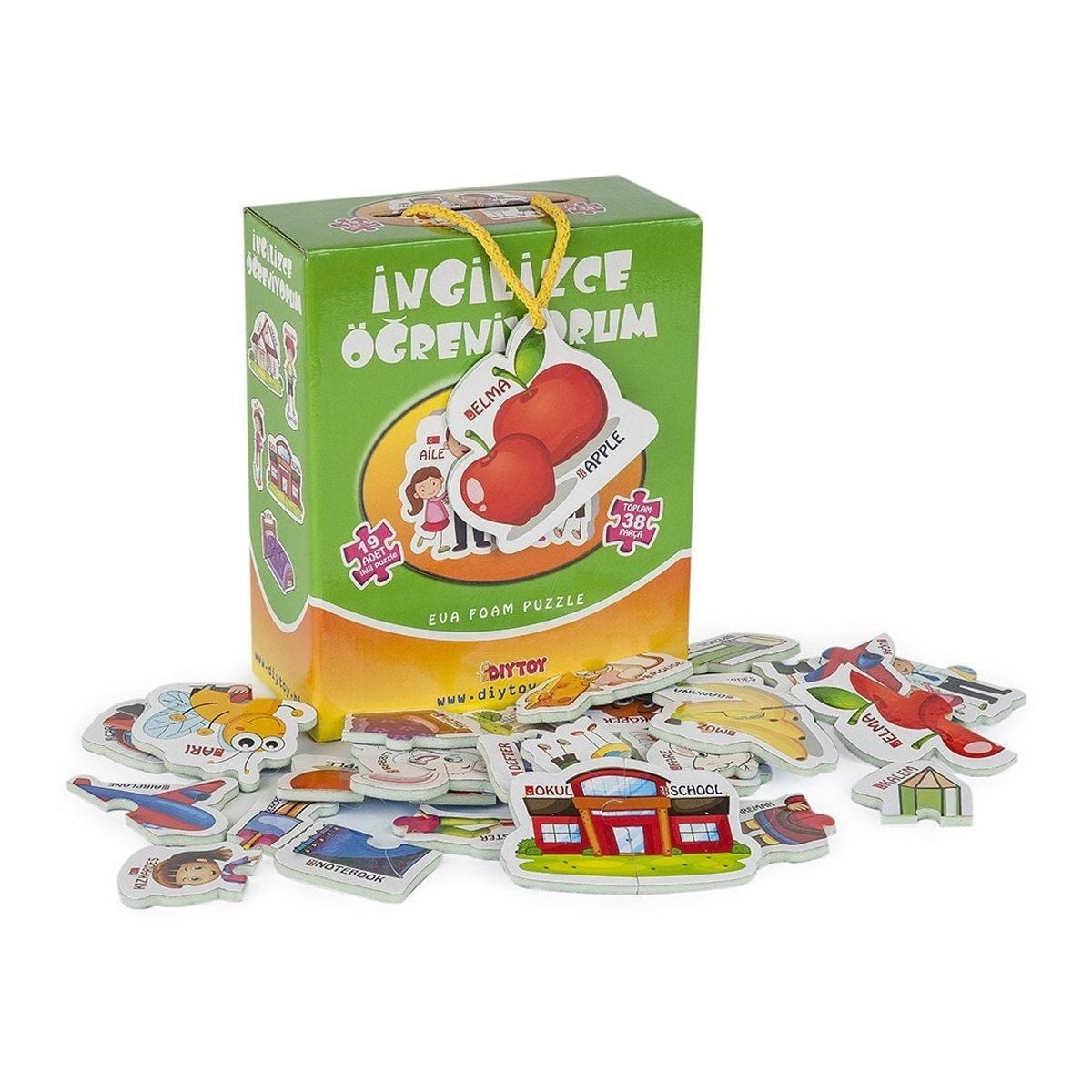 1484 İNGİLİZCE ÖĞRENİYORUM KUTULU T00052148