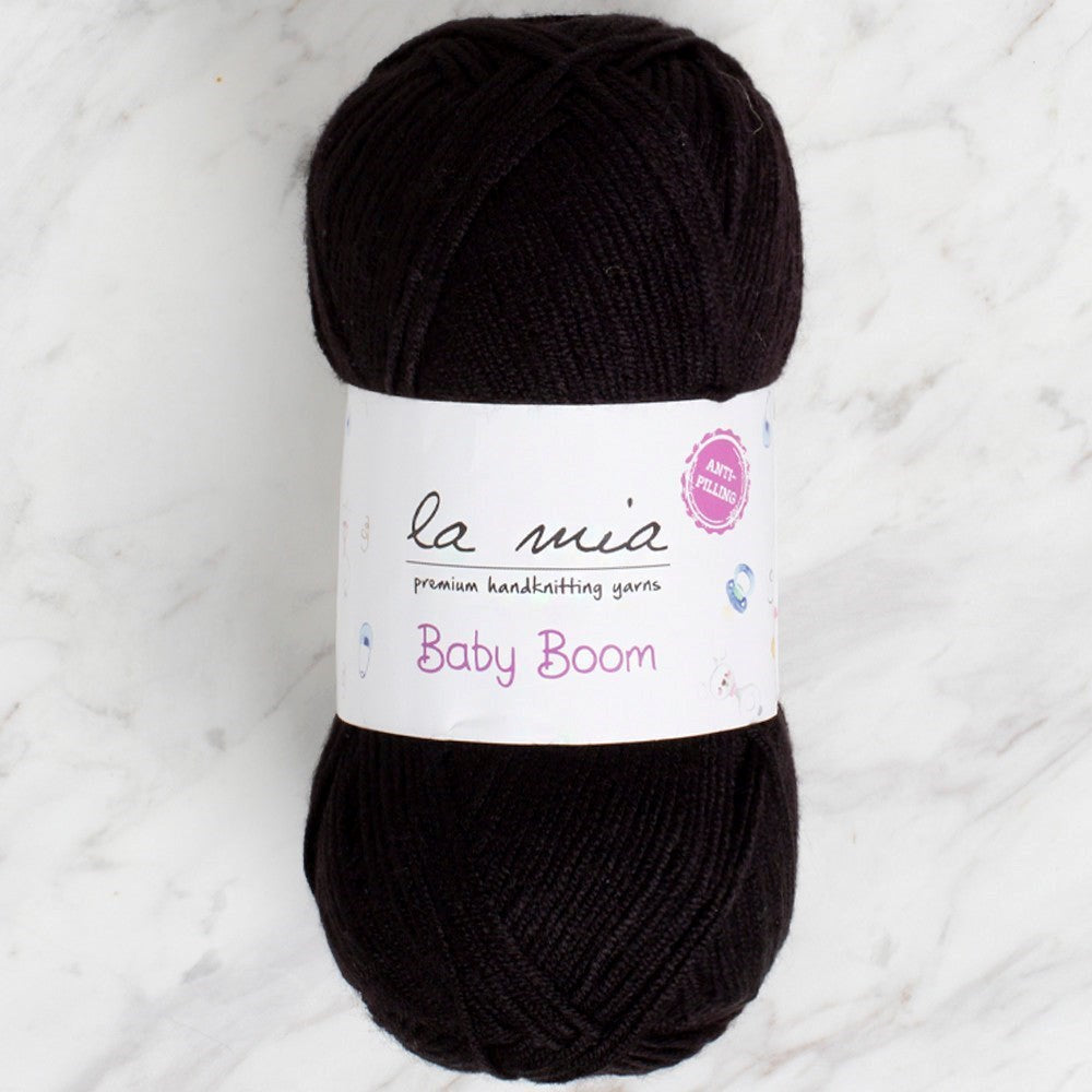 La Mia Baby Boom Black Hand Knitting Yarn - 940 - 34114