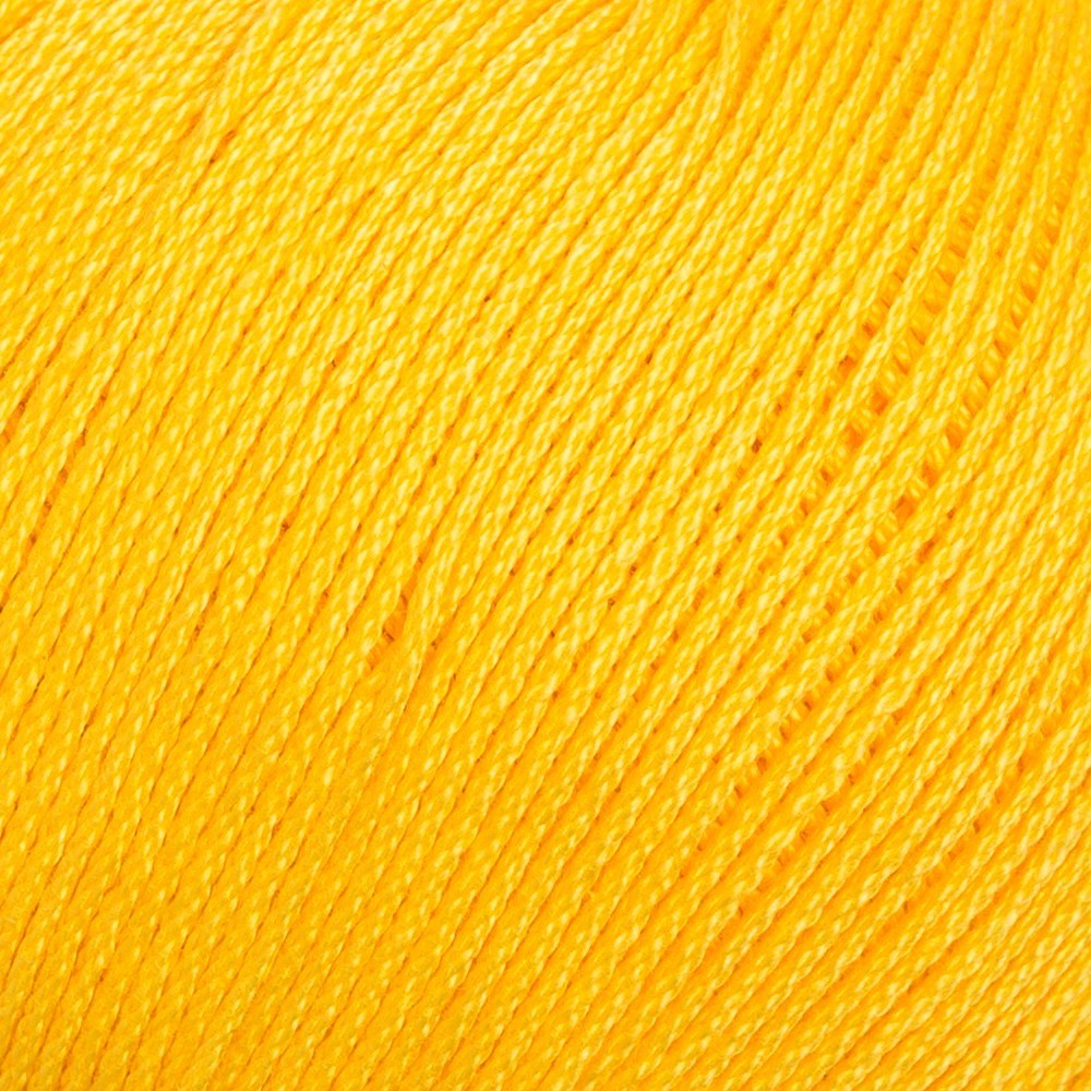 La Mia Lux Mercerized Cotton Dark Yellow Hand Knitting Yarn - 181 - 33754