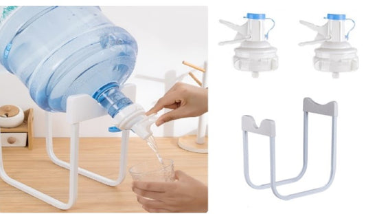 Damacana Musluk Başlığı ve Metal Ayak Stand Seti (5347)