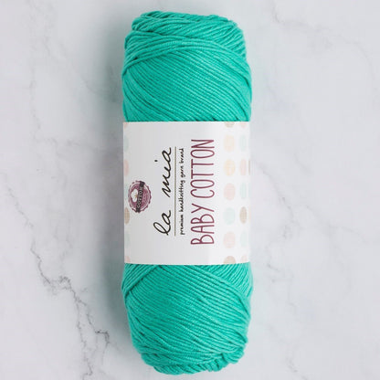 La Mia Baby Cotton Green Hand Knitting Yarn - L044 - 33653