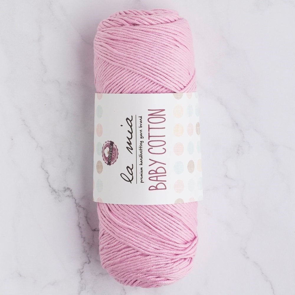 La Mia Baby Cotton Lilac Hand Knitting Yarn - L042 - 33637