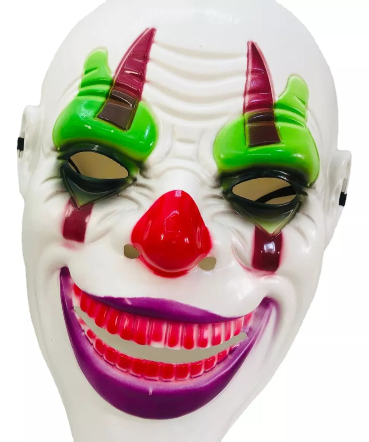 Maddening Grin Psychopath Clown Themed Joker Mask (5347)
