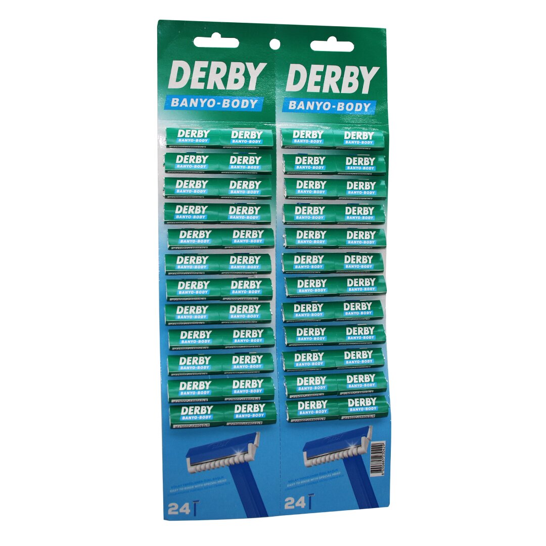 DERBY BANYO BODY TEK BIÇAK KARTELALI JİLET 48PCS (5347)