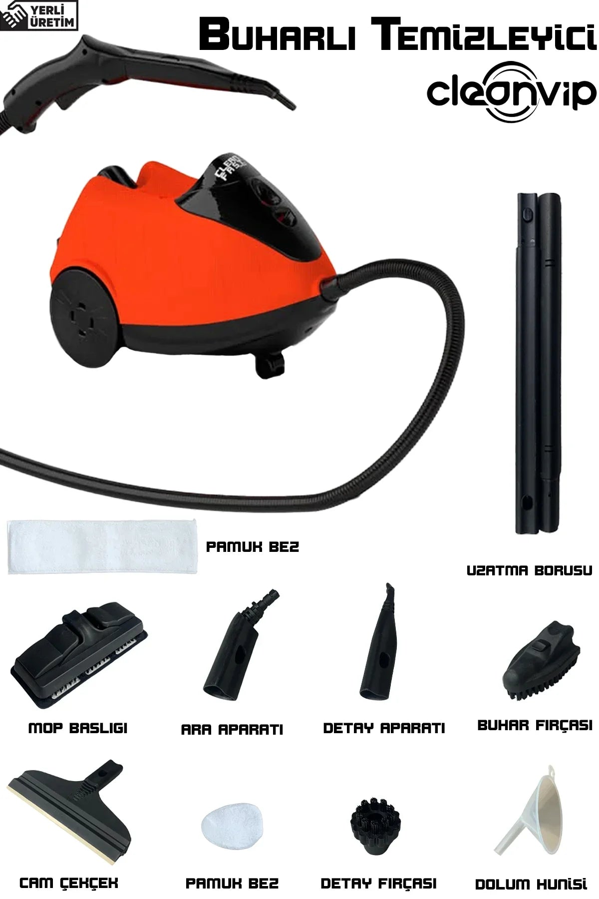 Detaylı Buhar Temizliği Buharlı Makinesi CV332 (5347)