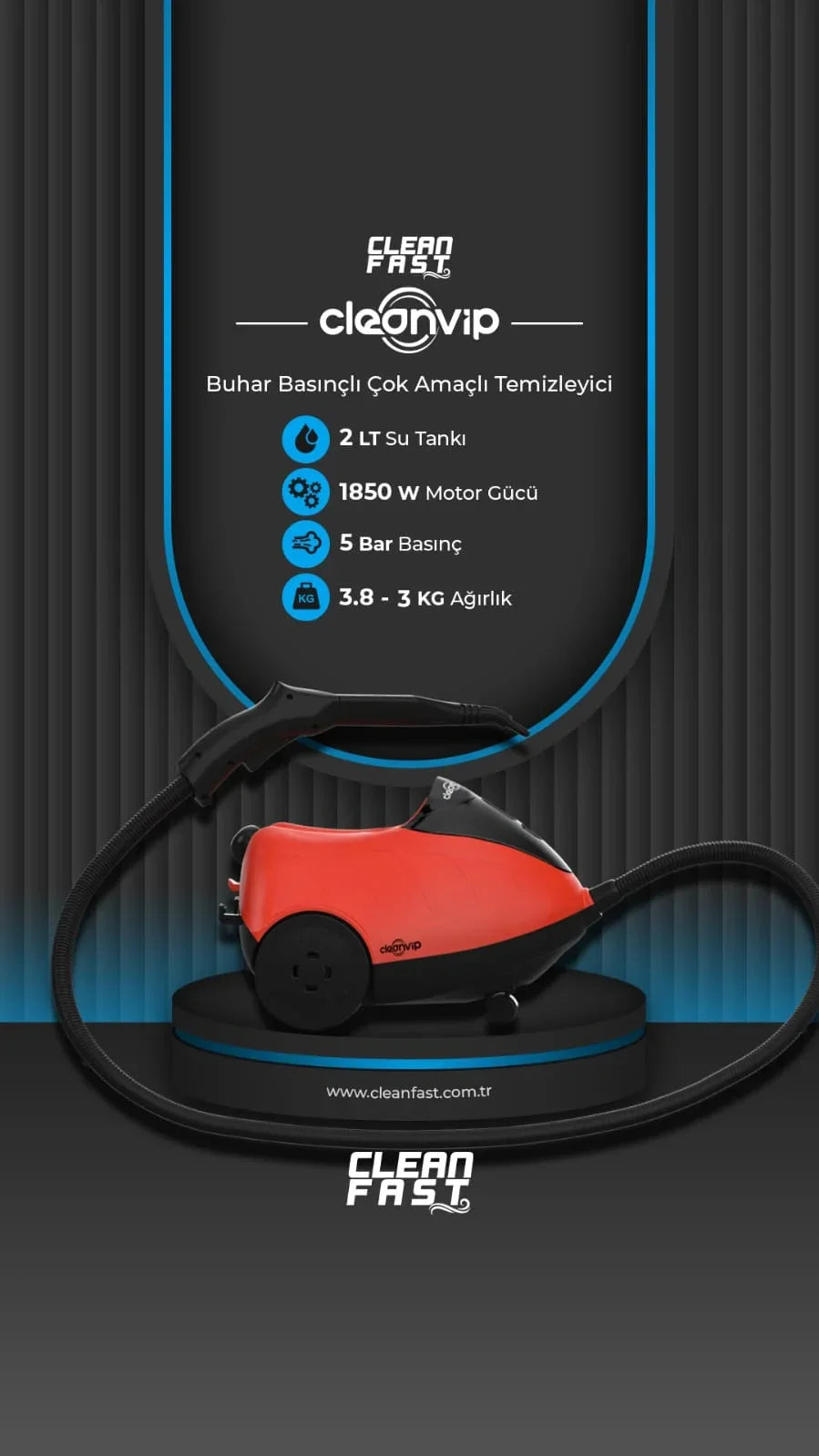 Detaylı Buhar Temizliği Buharlı Makinesi CV332 (5347)