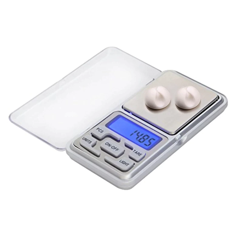 Digital Precision Pocket Scale 500g 0.01g Graduation Notebook (5347)