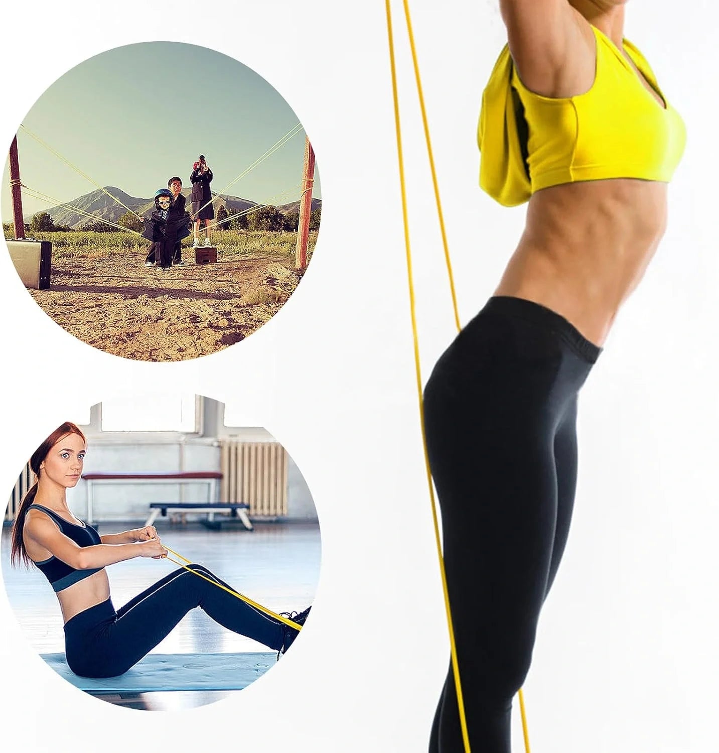 Resistance Band, Training Band, Yellow, 3-7 kg (5347)