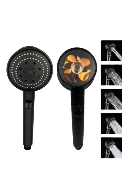 Shower Head with Propeller, Cooling Design, 5 Modes (5347)