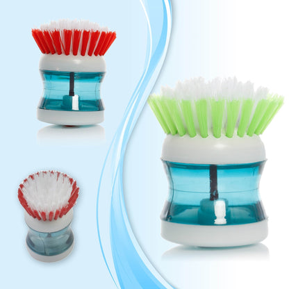 Starixa® Deterjan Hazneli Kolay Bulaşık Yıkama Fırçası Bulaşık Sünger
