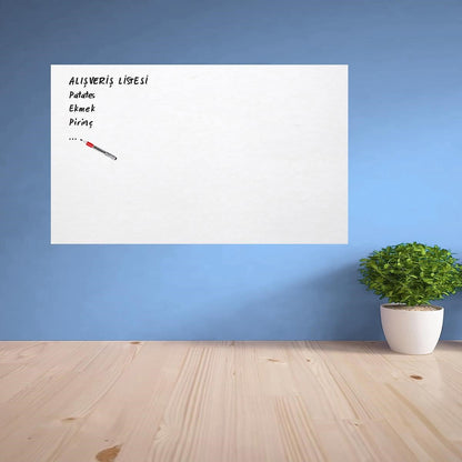 Starixa® Ders Çalışma Yazı Tahtası Manyetik Duvar Stickerı 100x60 cm