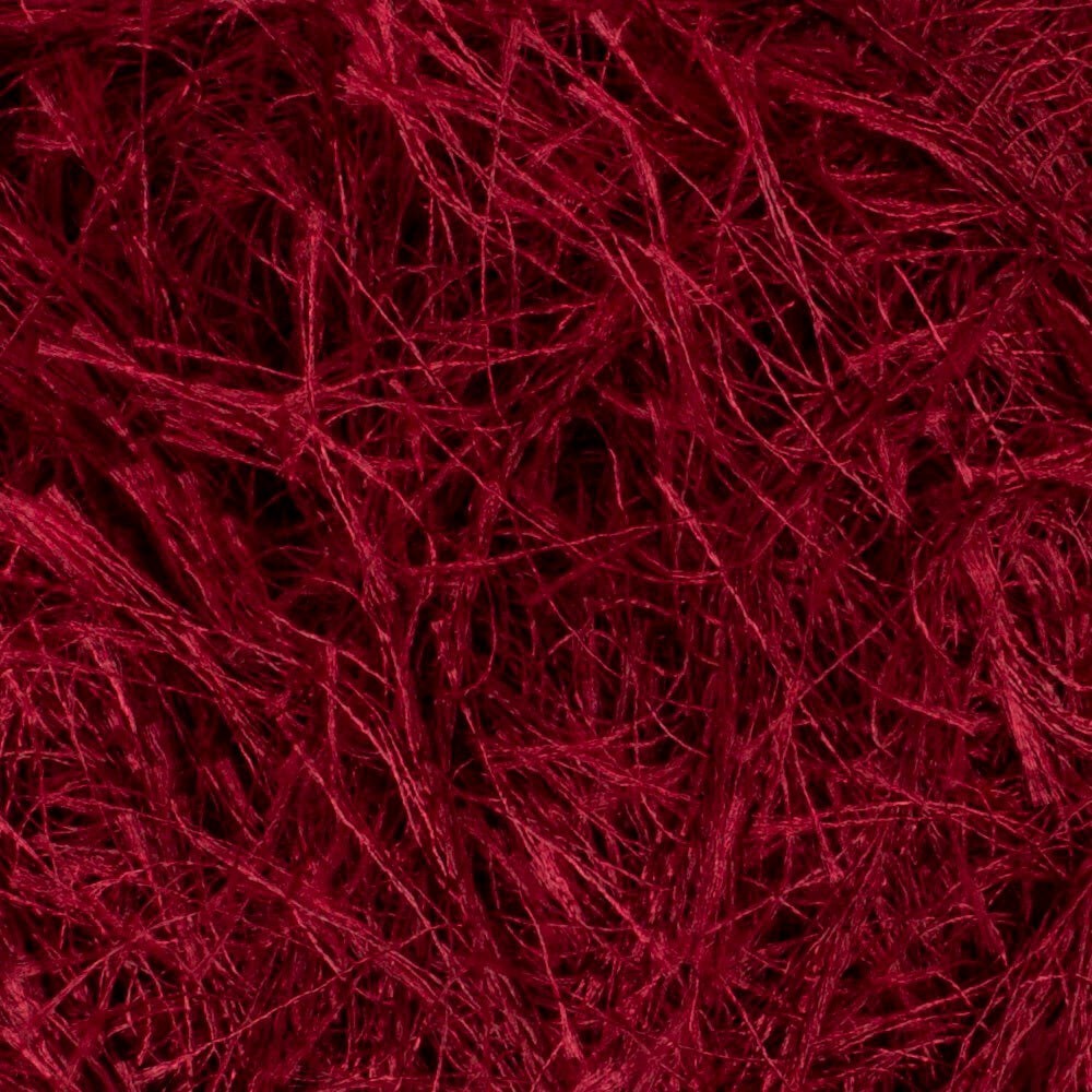 Loren Furry Burgundy Hand Knitting Yarn - RF026 - 34054