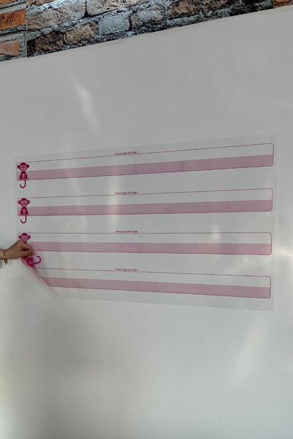 Starixa® Lined Smart Paper Whiteboard Leaves No Trace on the Wall Static Compliant with New Curriculum 100x56cm