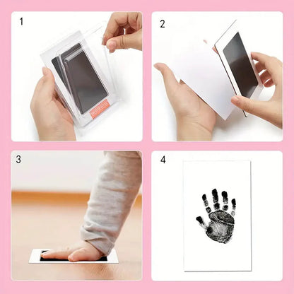 Cat Dog Paw Print Photo Frame Set
