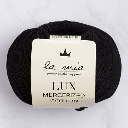 La Mia Lux Mercerized Cotton - خيط حياكة يدوية أسود - 1 - 33741