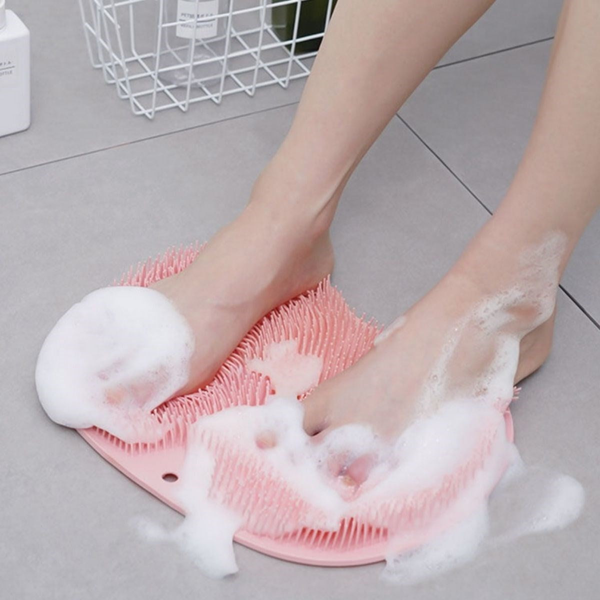 Starixa Çok Amaçlı Esnek Yumuşak Banyo El Ayak Vücut Plastik Duş Matı Plastik Banyo Matı
