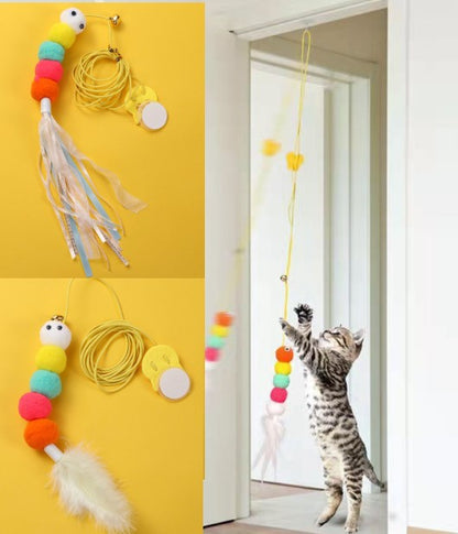 Elastik Kendinden Yapışkanlı Solucan Kedi Oltası (5347)