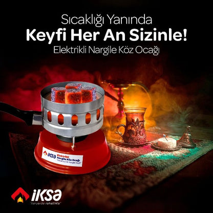 Round Galvanized Electric Hookah Coal Heater