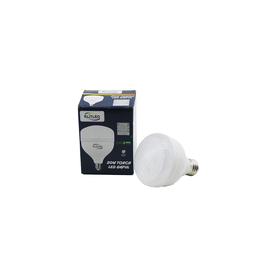 ELİTLED EL-08-Y2 20W TORCH LED BULB AMPUL BEYAZ - 6400K E27 2200 LÜMEN 20.000 SAAT ÖMÜR (5347)