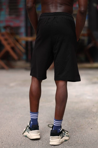 Men's Two-Thread Pocket Shorts - Black