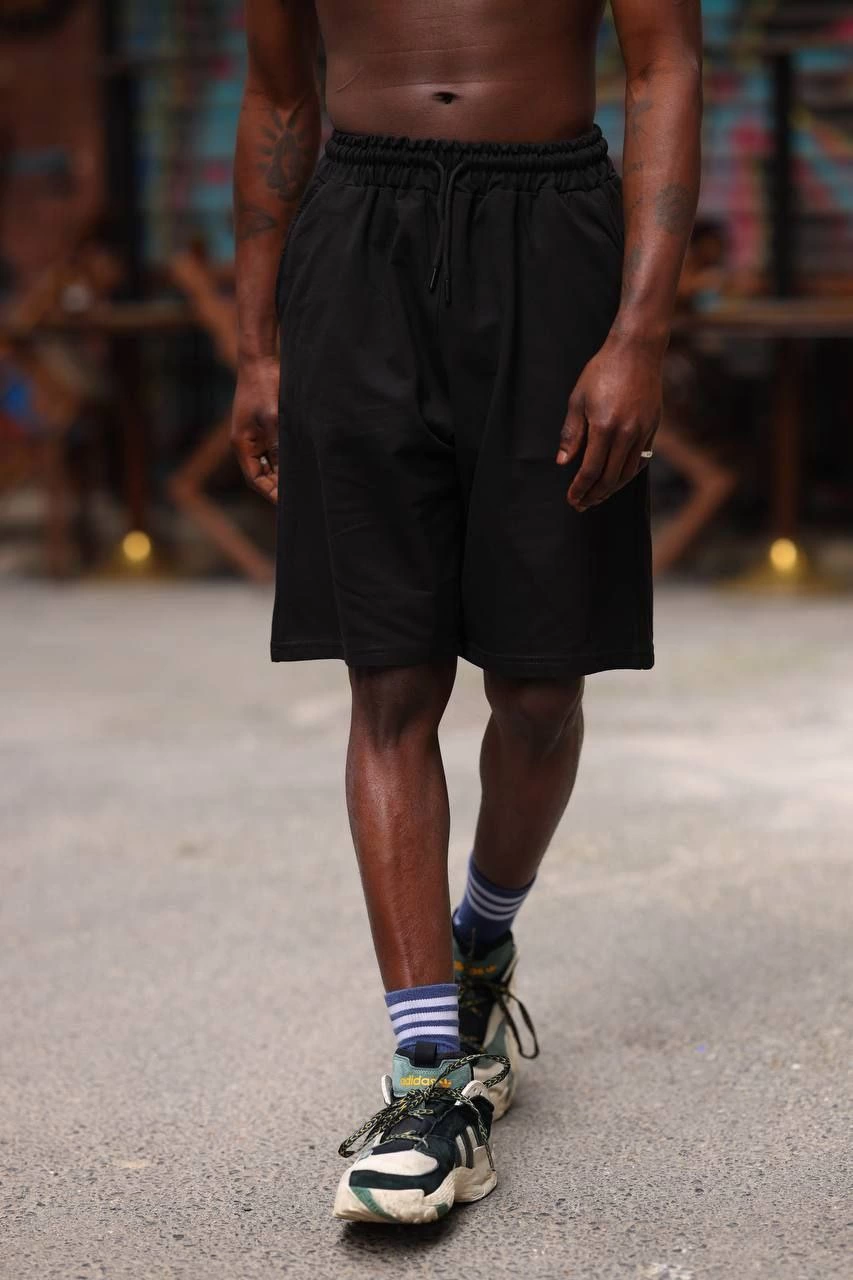 Men's Two-Thread Pocket Shorts - Black