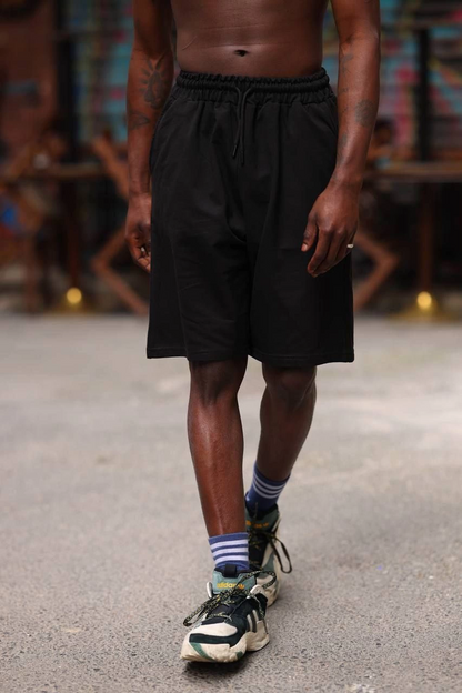 Men's Two-Thread Pocket Shorts - Black