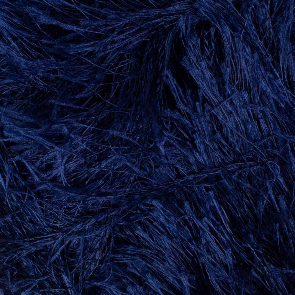 Loren Furry Dark Blue Hand Knitting Yarn - RF005 - 34044