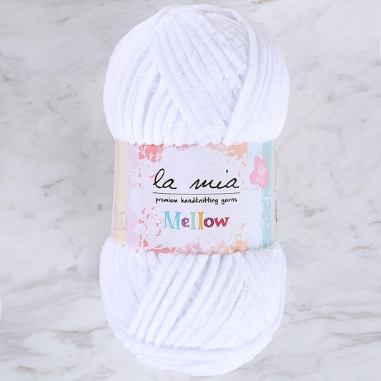 La Mia Mellow Beyaz El Örgü İpi - 901 - 34150