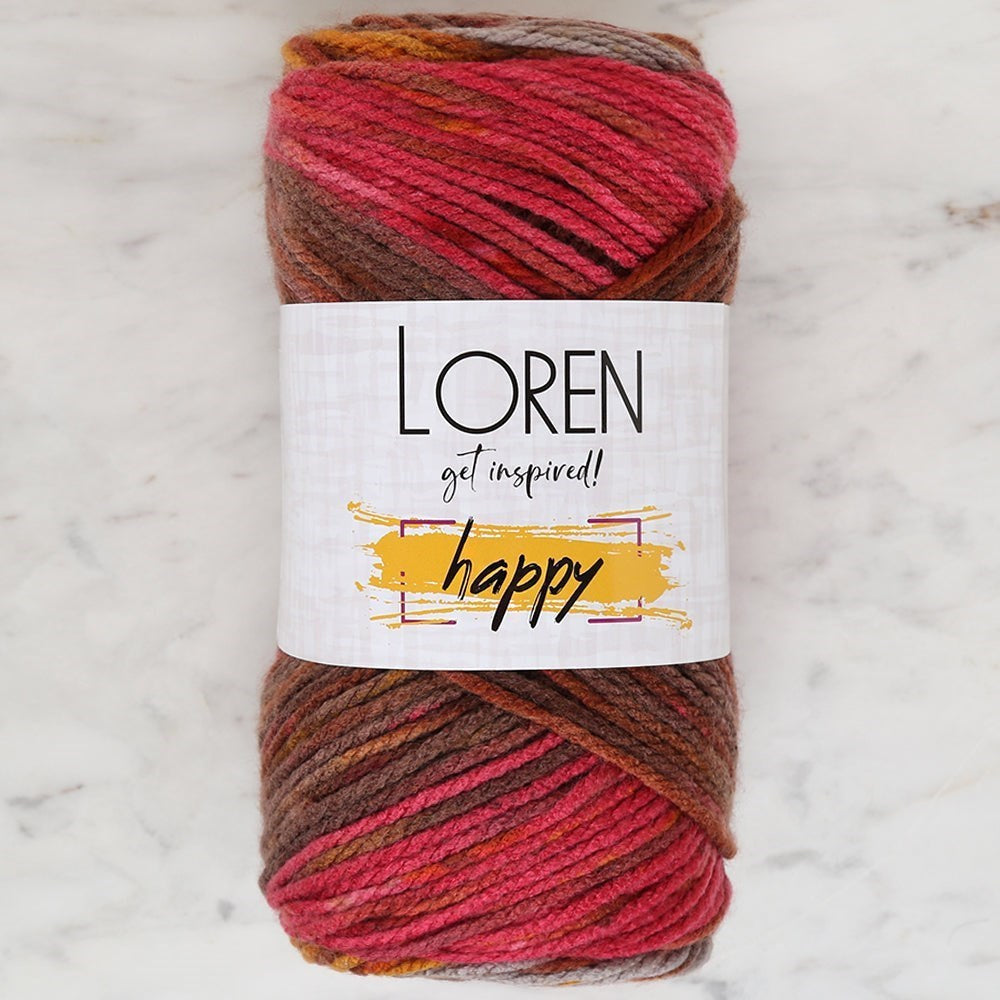 Loren Happy Ebruli خيط حياكة يدوية - RH012 - 34297