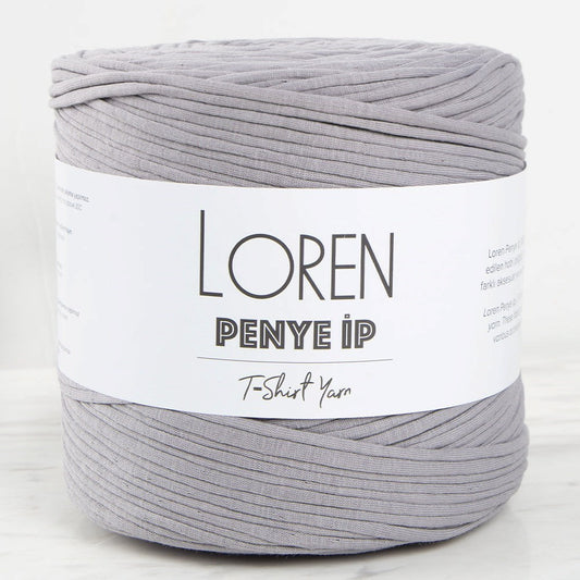 Loren Penye Kumaş El Örgü İpi Gri - 26 - 34483