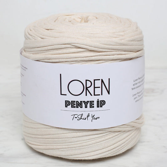 Loren Crochet Yarn for Blanket Fabric, Cream - 88 - 33536